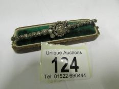 A George III mine cut diamond brooch