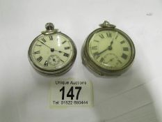 2 old pocket watches, in working order