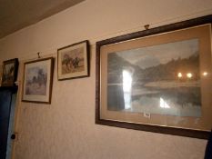 4 framed & glazed prints