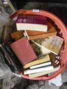 A basket of books