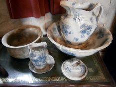 A Victorian jug & bowl set