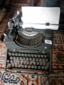 A old typewriter