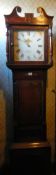 A 30 hour Grandfather clock, J Sutton, Burton