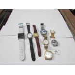 A mixed lot of wristwatches including Se
