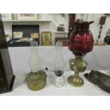 3 oil lamps