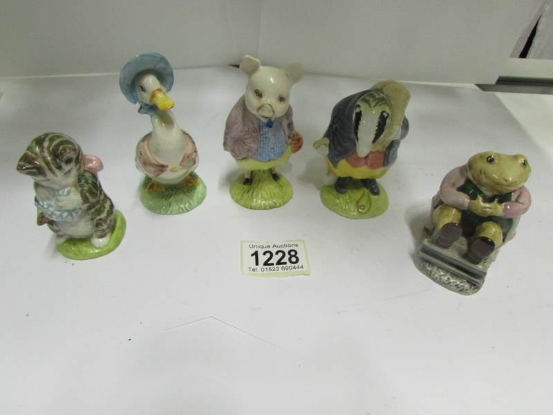 5 Royal Albert Beatrix Potter figures