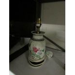 An Oriental style table lamp