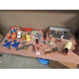 A mixed lot of die cast toys including D