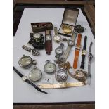 A mixed lot of wrist and pocket watches
