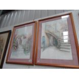2 signed prints by listed artist M. Mart