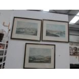3 framed and glazed prints of Auckland,