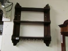 A wall shelf