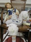 A 'Christine Orange' Bavarian girl doll