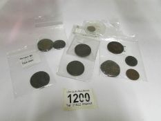 A quantity of old coins including George