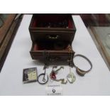 A jewellery box and contents including s