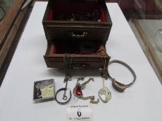 A jewellery box and contents including s
