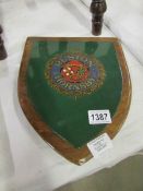 A Ruston and Hornsby Ltd shield wall pla