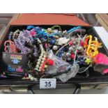 A mixed lot of costume jewellery