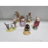 6 Royal Albert Beatrix Potter figures