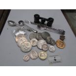 A mixed lot of coins including US dollar