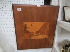 A marquetry panel