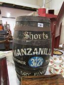 An old wine barrel