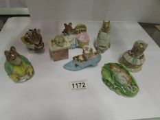 8 Beswick Beatrix Potter figures