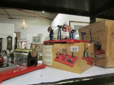 A Mamod stationary engine and workshop