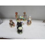 6 Beswick Beatrix Potter figures (4 a/f)