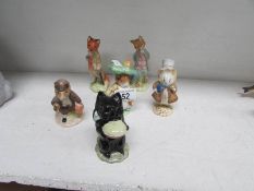 6 Beswick Beatrix Potter figures (4 a/f)