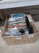 A box of 45 rpm records