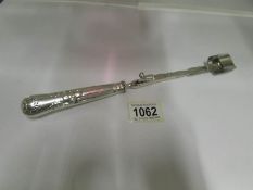 A George IV silver handled stilton scoop