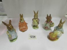 5 Beswick Beatrix Potter figurines