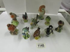 7 Beswick birds and 3 others