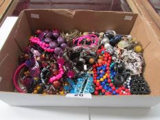 A mixed lot of costume jewellery