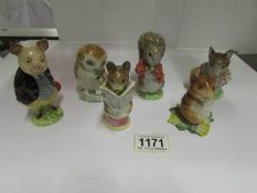 6 Beswick Beatrix Potter figures