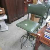 A revolving work shop chair