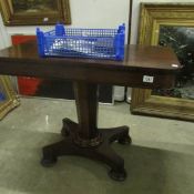 A rosewood side table