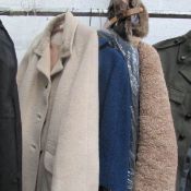 3 vintage ladies coats and a suit