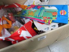 A large box of Mcdonalds collectables including Peanuts, Snoopy,