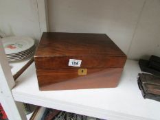A mahogany box