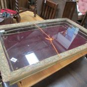 A table top display case