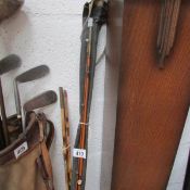 2 vintage fishing rods
