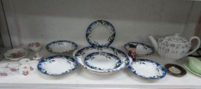 A mixed lot including Royal Crown Derby, Spode,