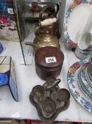 A copper kettle, brass kettle,