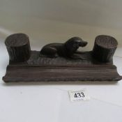 A Black Forest inkstand