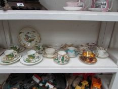 A mixed lot of tea ware including Royal Worcester,