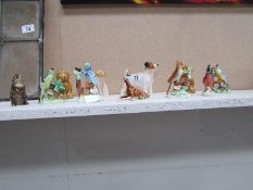 A mixed lot including Beswick labrador,