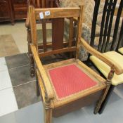 A commode chair