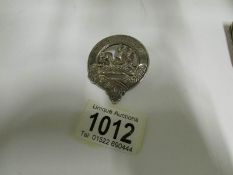 A 1945 hall marked silver Scottish clan brooch